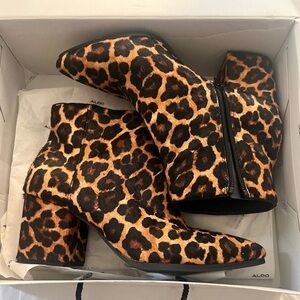 Aldo cheetah boots